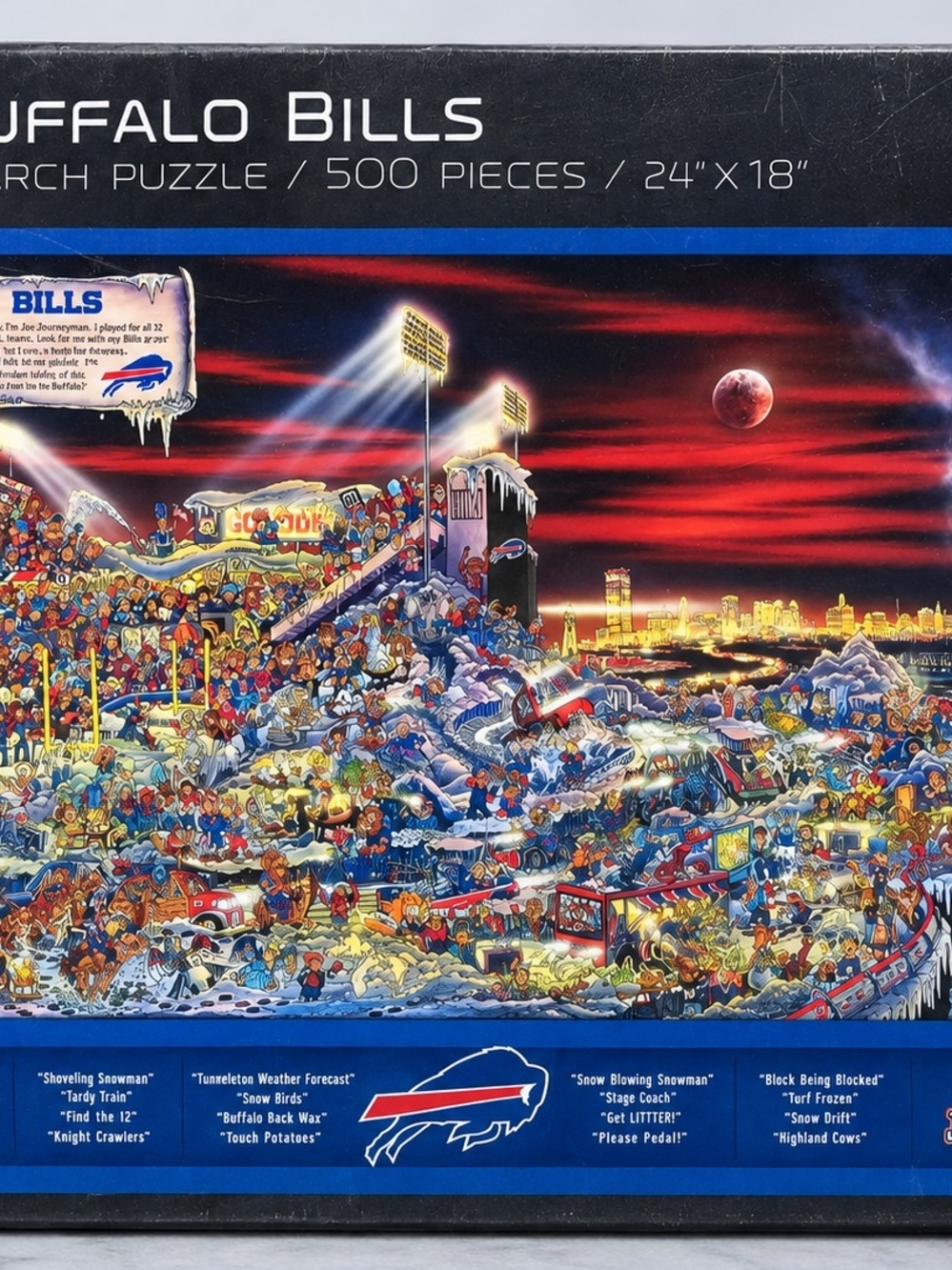 Buffalo Bills – Joe Journeyman 500-Piece Puzzle | Brand New, Factory Sealed NFL